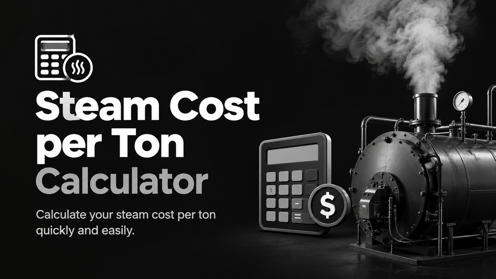 Steam Cost Per Ton Calculator: Free Tool to Estimate Boiler Steam Cost